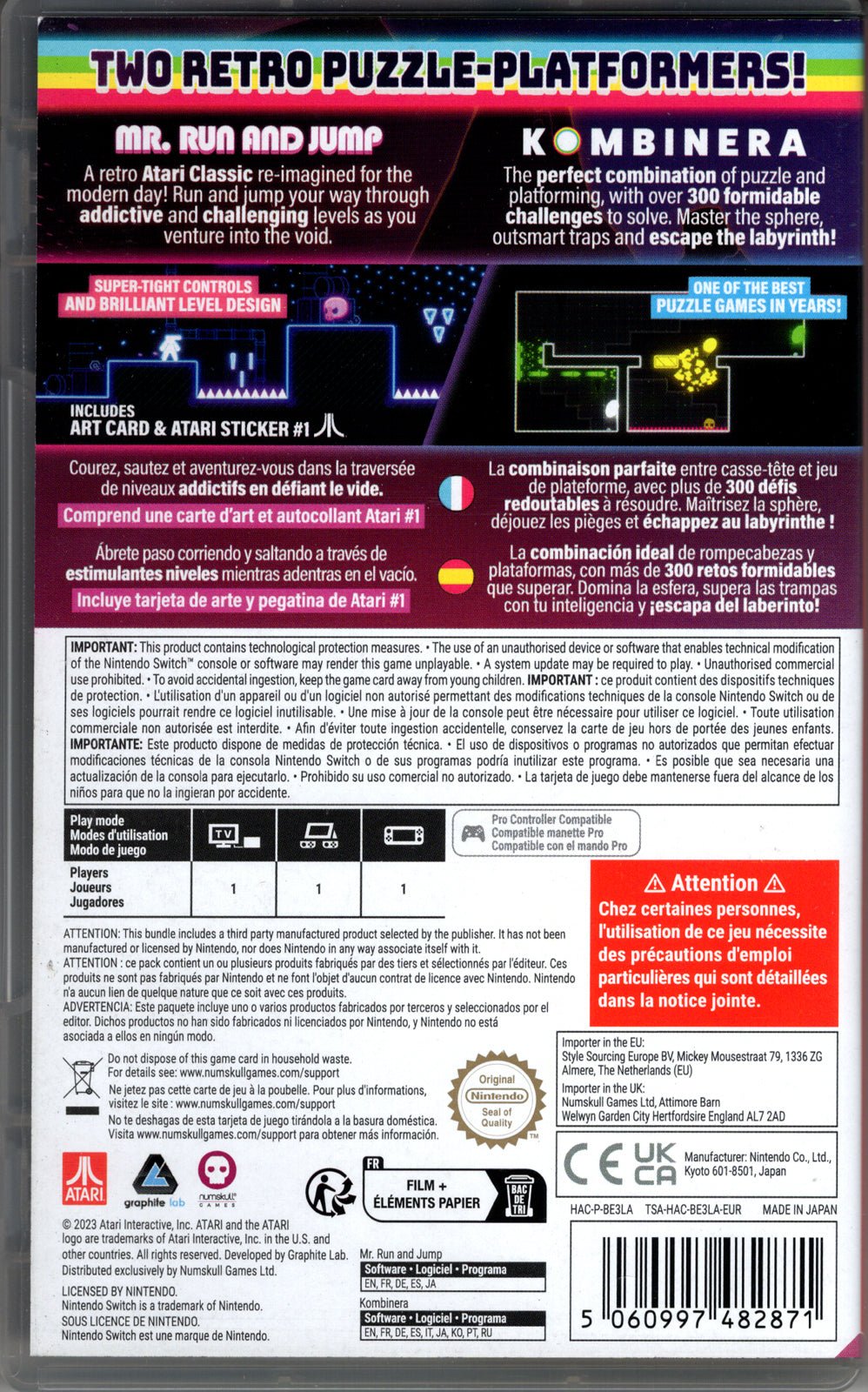 Mr. Run and Jump & Kombinera Adrenaline - BASCO GAMES