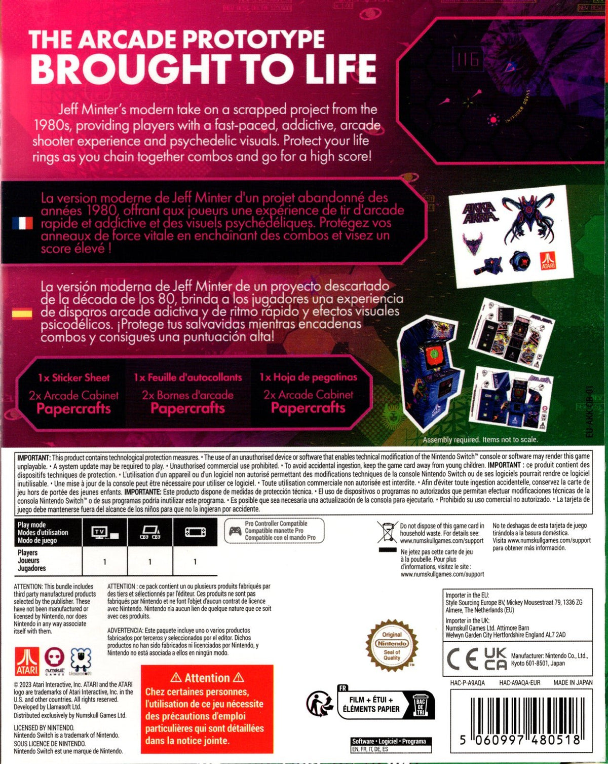 Akka Arrh Special Edition - BASCO GAMES