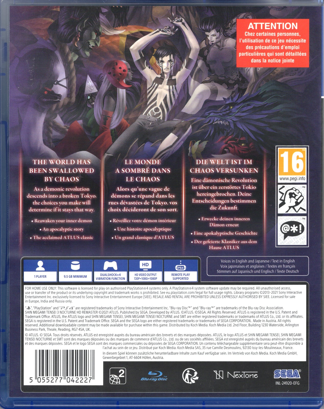 Shin Megami Tensei III Nocturne HD Remaster - BASCO GAMES