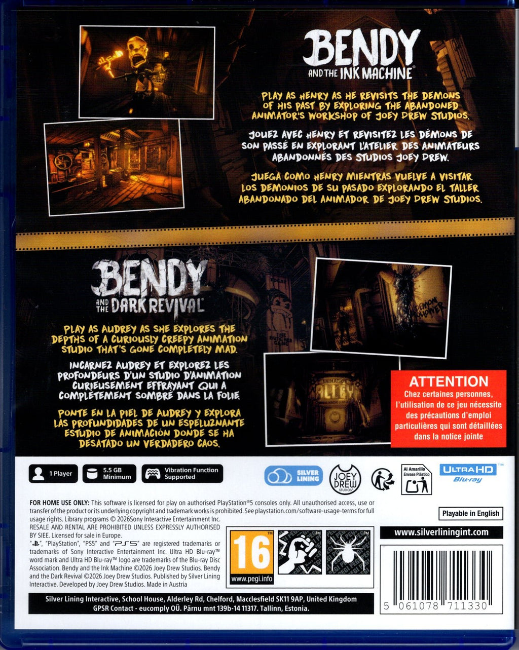 Bendy and the Ink Machine + Bendy and the Dark Revival - BASCO GAMES