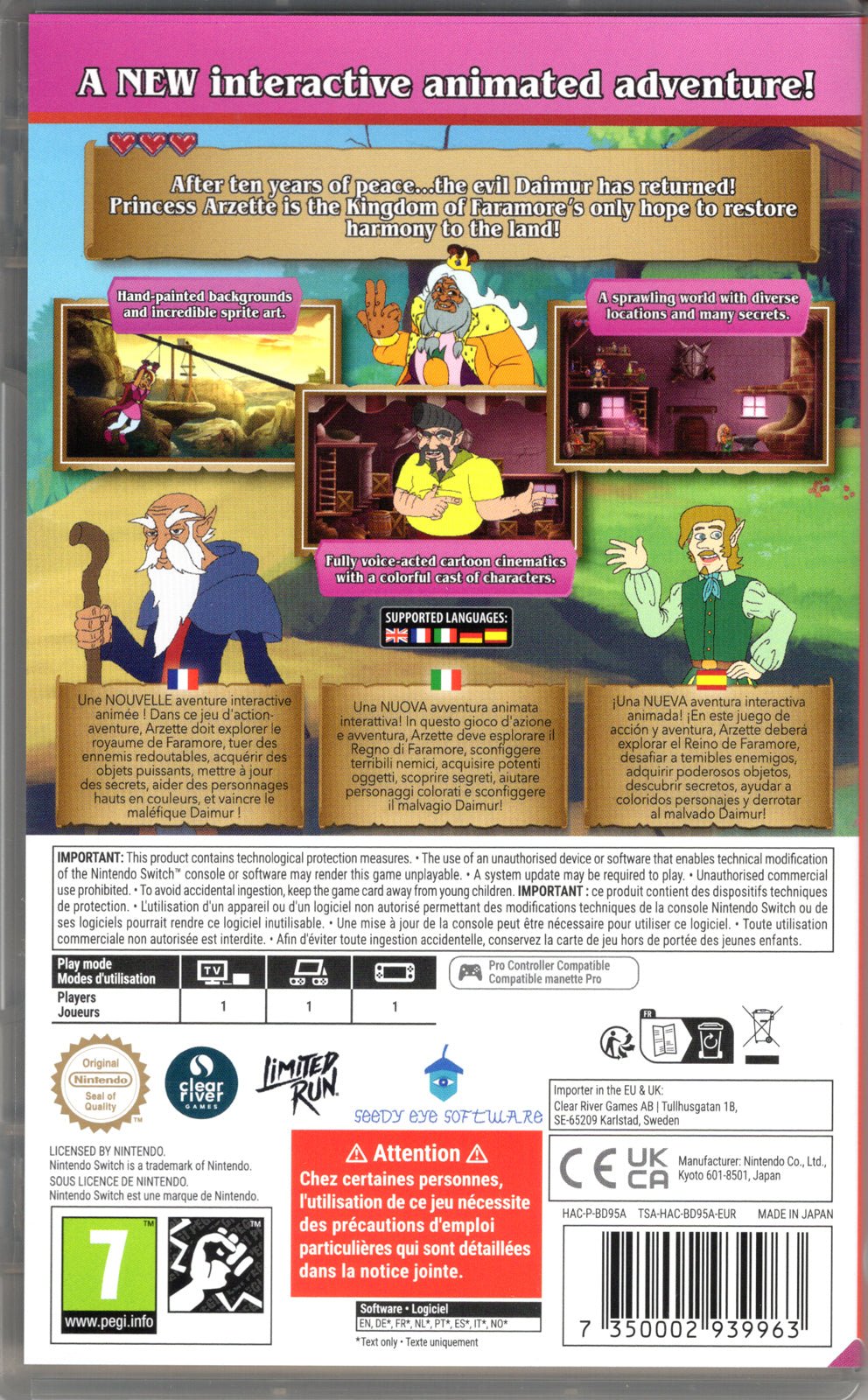 Arzette The Jewel of Faramore - BASCO GAMES