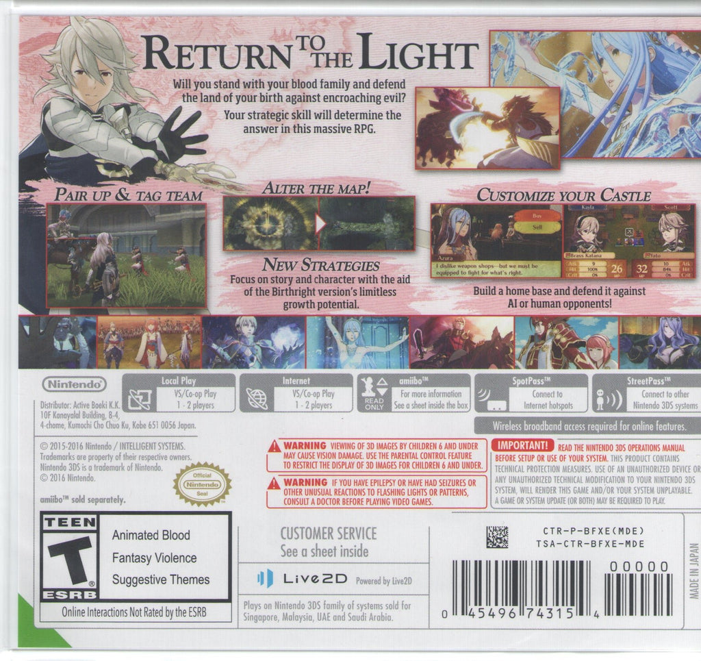 Fire Emblem Fates: Birthright - BASCO GAMES