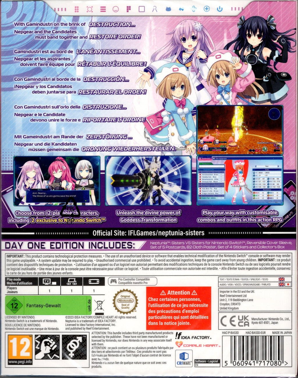 Neptunia: Sisters VS Sisters Day One Edition - BASCO GAMES