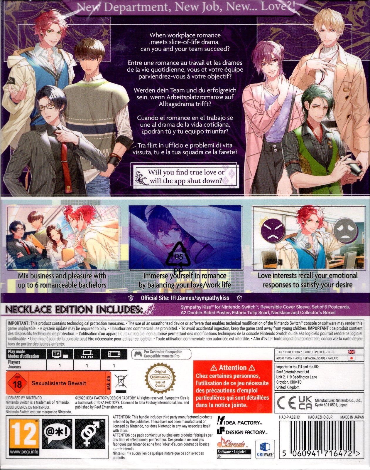 Sympathy Kiss Necklace Edition - BASCO GAMES