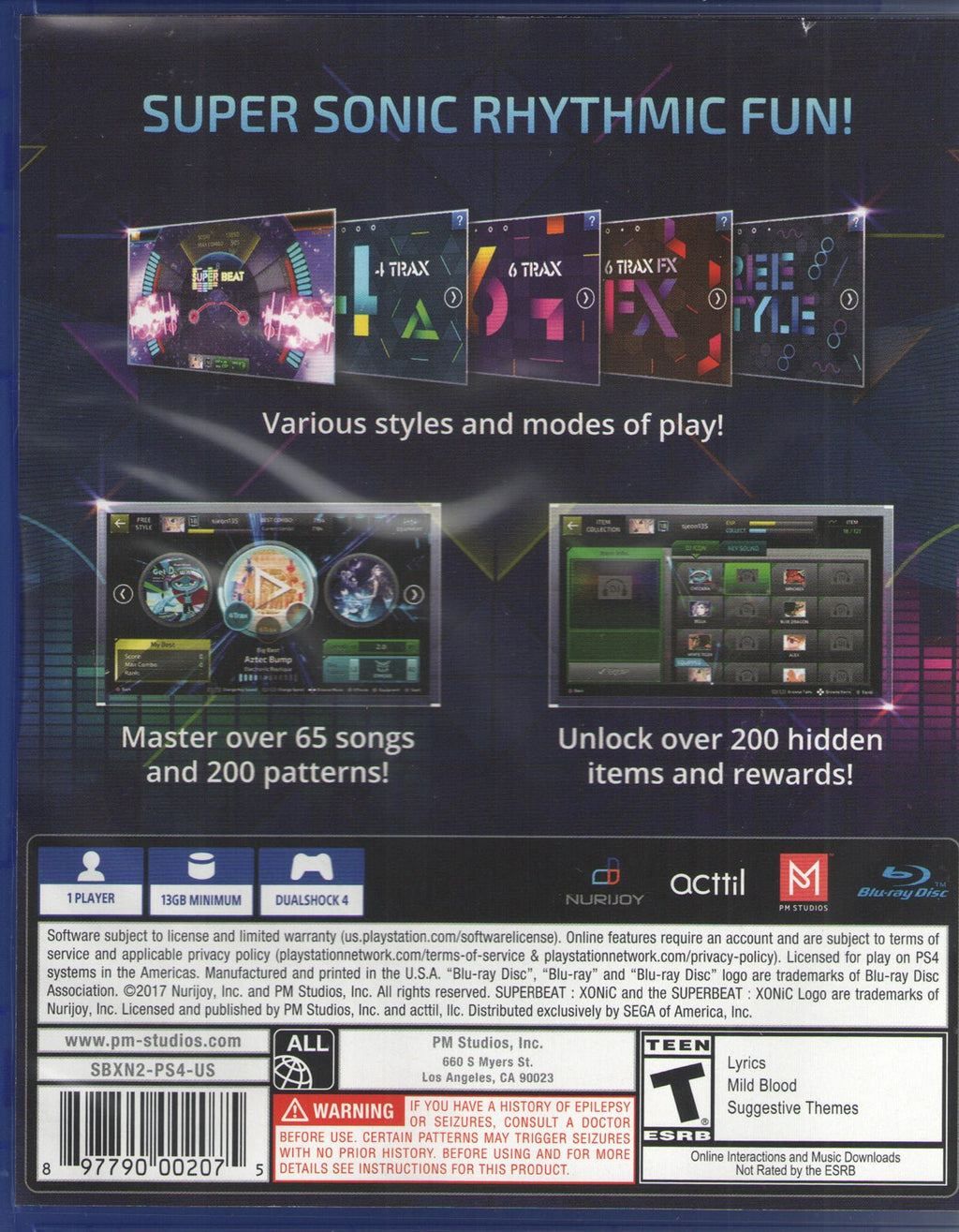 Superbeat: XONiC (with soundtrack CD) - BASCO GAMES