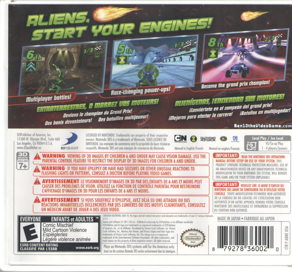 Ben 10 Galactic Racing - BASCO GAMES
