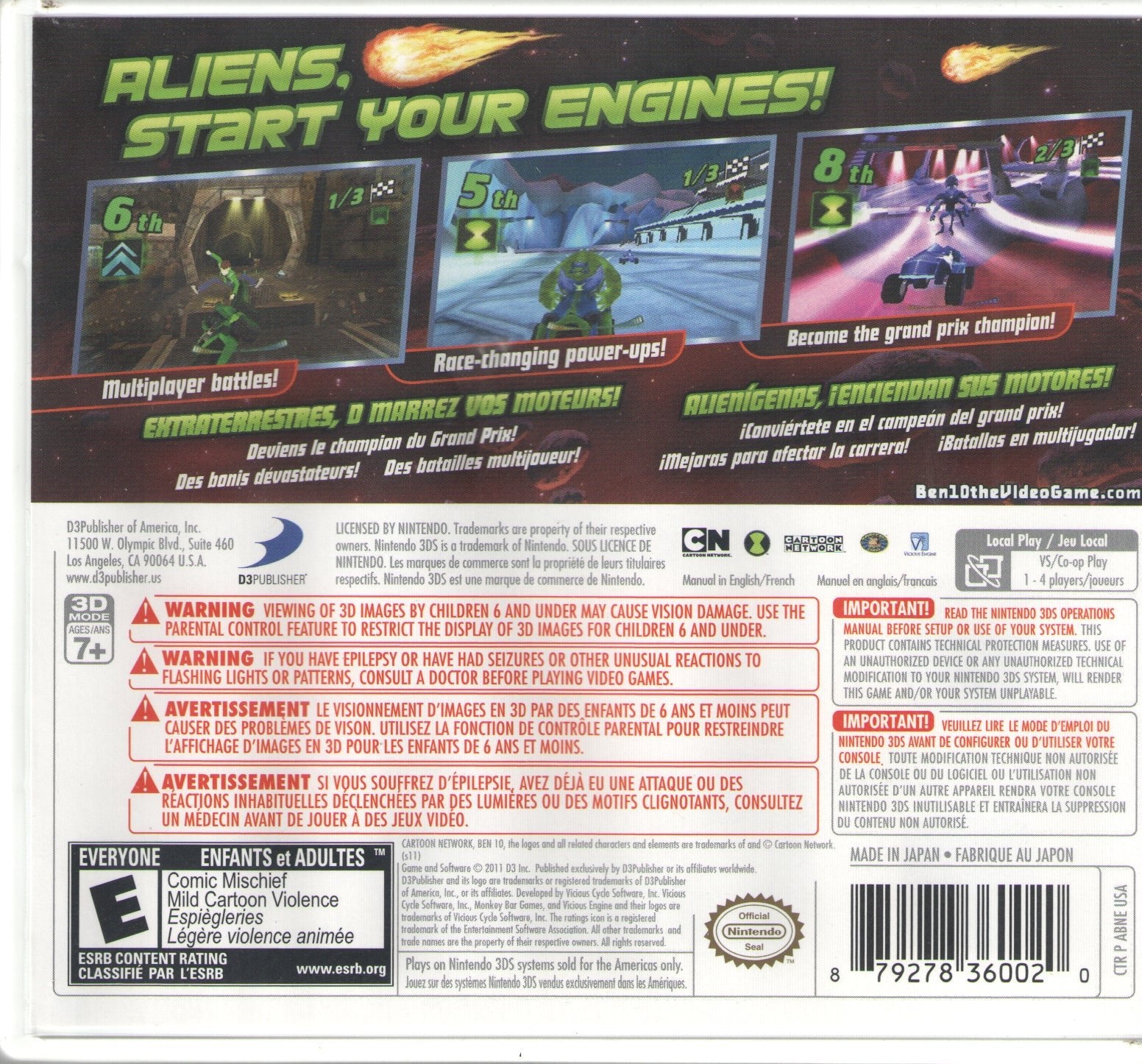 Ben 10 Galactic Racing - BASCO GAMES