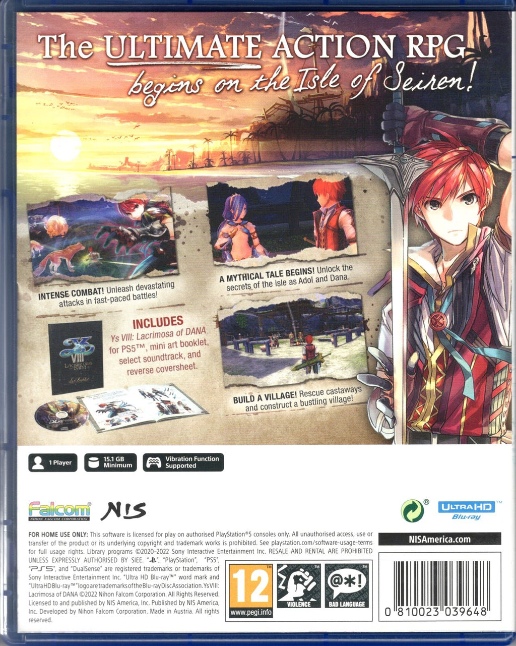 Ys VIII: Lacrimosa of DANA - Deluxe Edition - BASCO GAMES