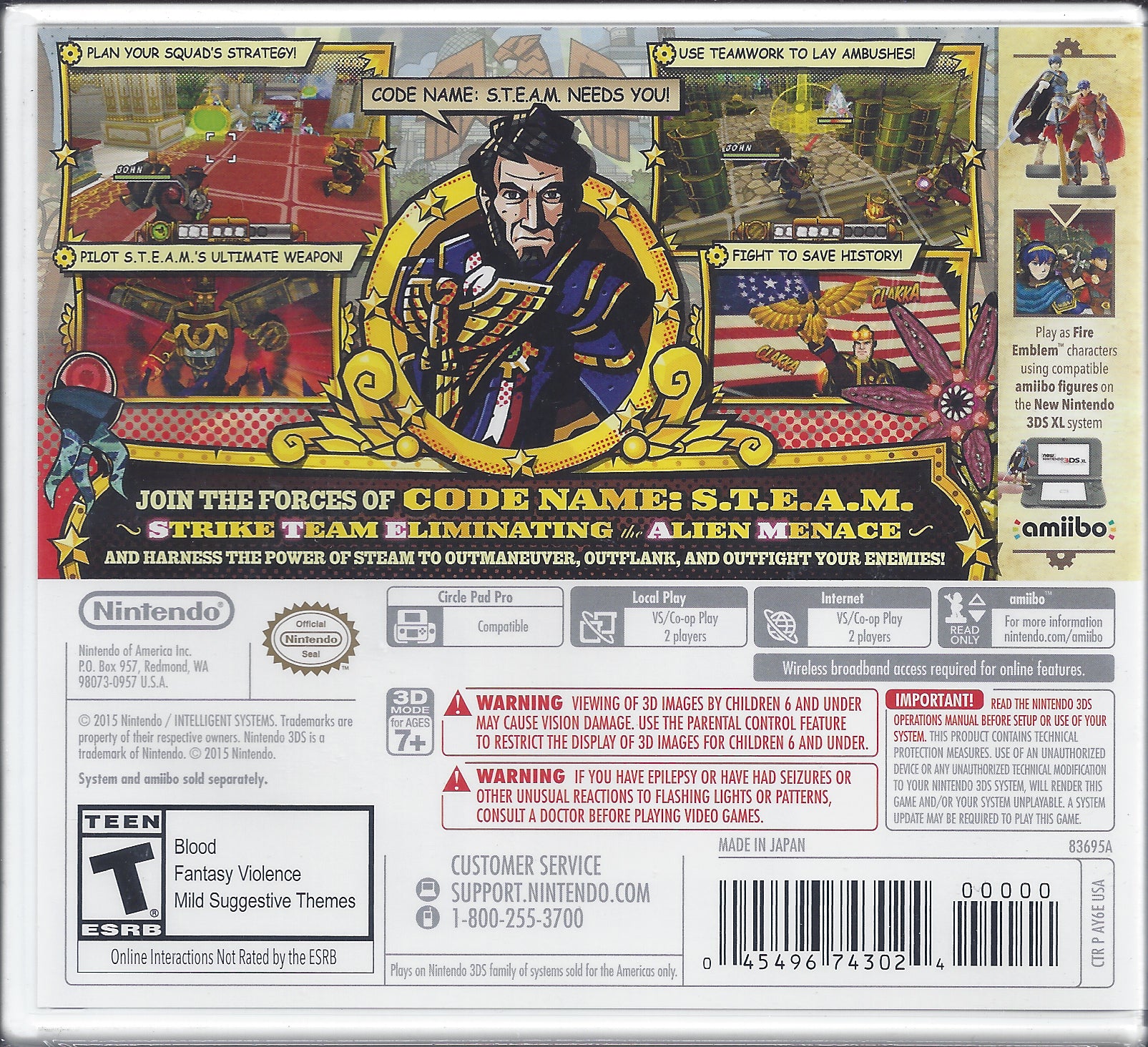 Code Name: S.T.E.A.M. - BASCO GAMES