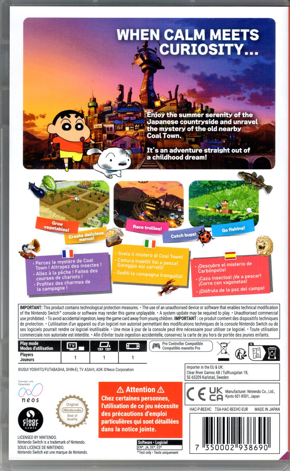 Shin Chan: Shiro and the Coal Town - BASCO GAMES