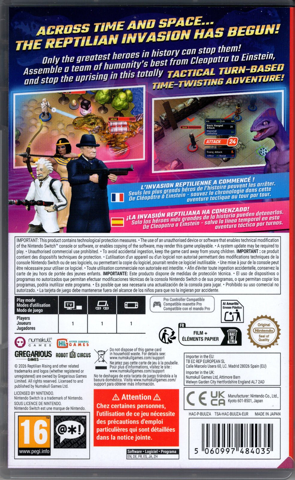 Reptilian Rising - BASCO GAMES