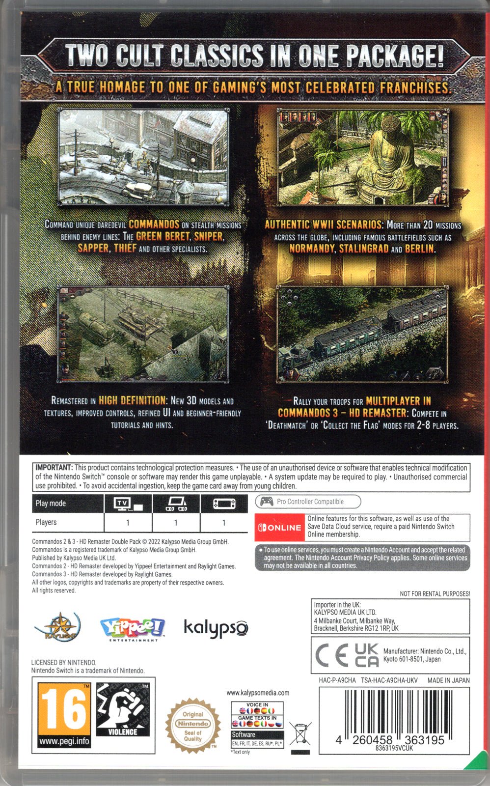 Commandos 2 & 3 – HD Remaster Double Pack - BASCO GAMES