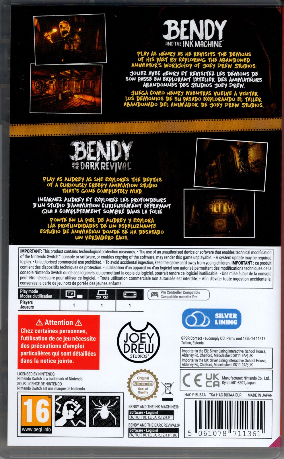 Bendy and the Ink Machine + Bendy and the Dark Revival - BASCO GAMES