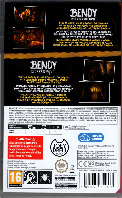 Bendy and the Ink Machine + Bendy and the Dark Revival - BASCO GAMES