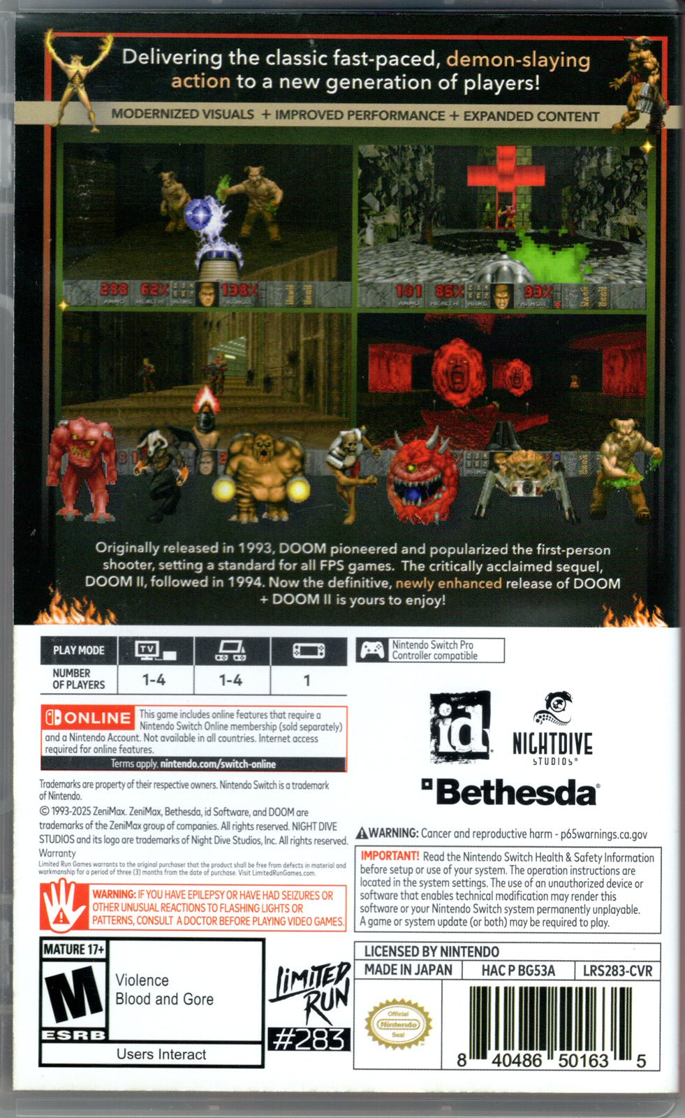DOOM + DOOM II - BASCO GAMES