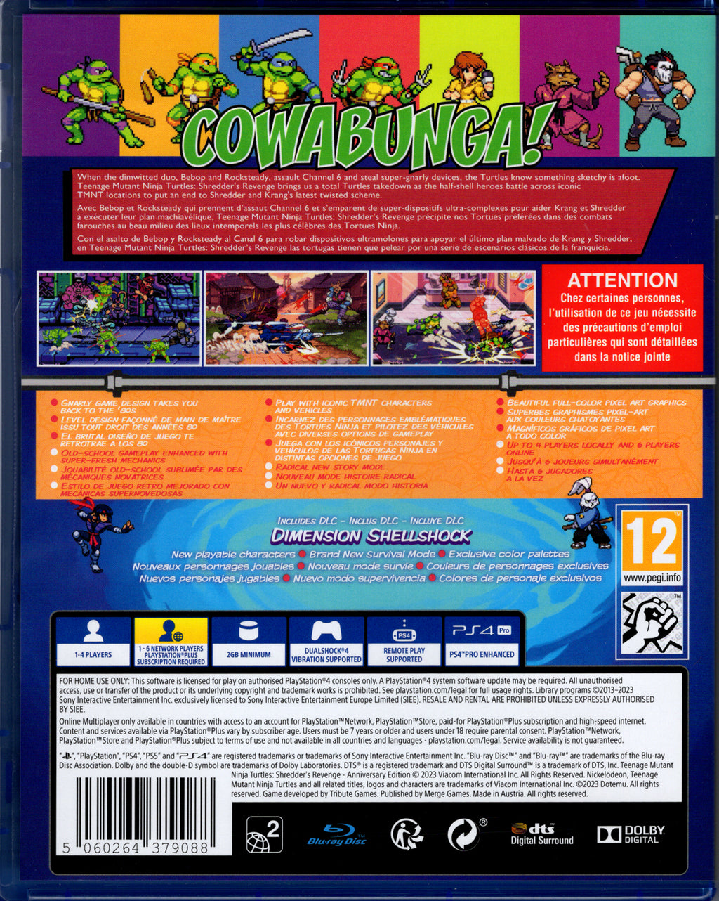 Teenage Mutant Ninja Turtles Shredders Revenge Anniversary Edition