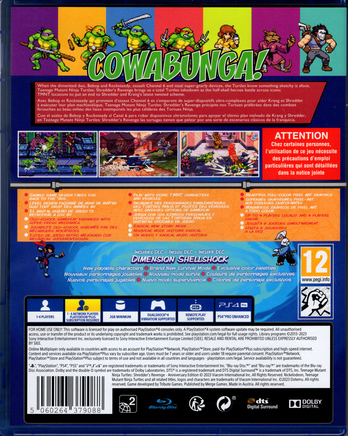 Teenage Mutant Ninja Turtles Shredders Revenge Anniversary Edition