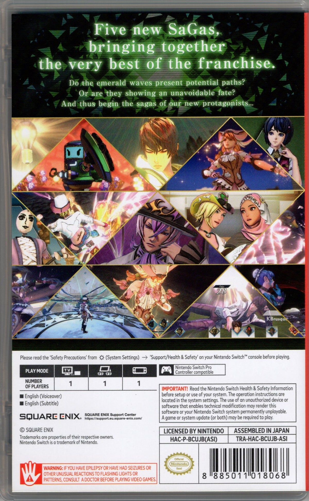 SaGa Emerald Beyond - BASCO GAMES