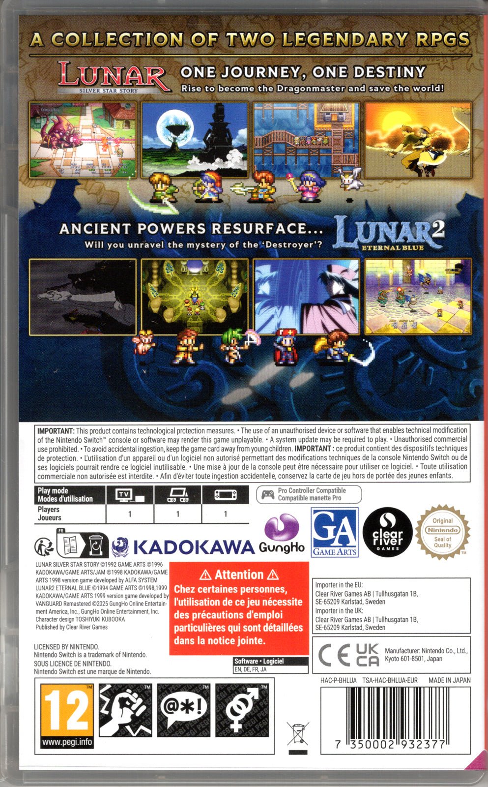 Lunar Remastered Collection - BASCO GAMES