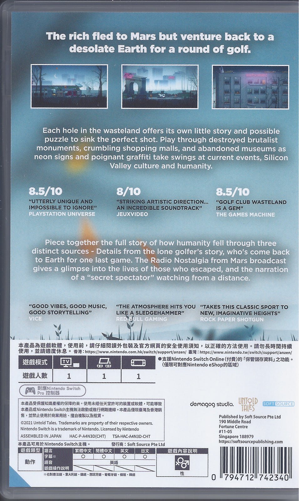 Golf Club Wasteland - BASCO GAMES