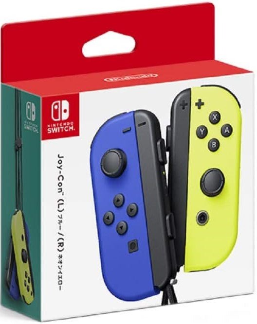 Official OEM Joy-Con Blue / Neon Yellow - BASCO GAMES