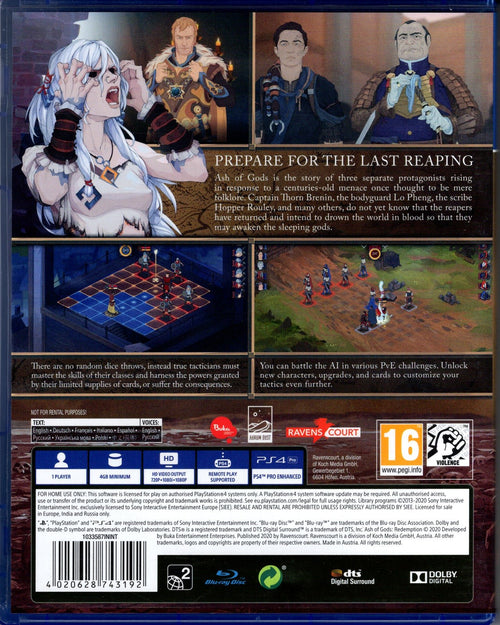 Ash of Gods: Redemption - BASCO GAMES