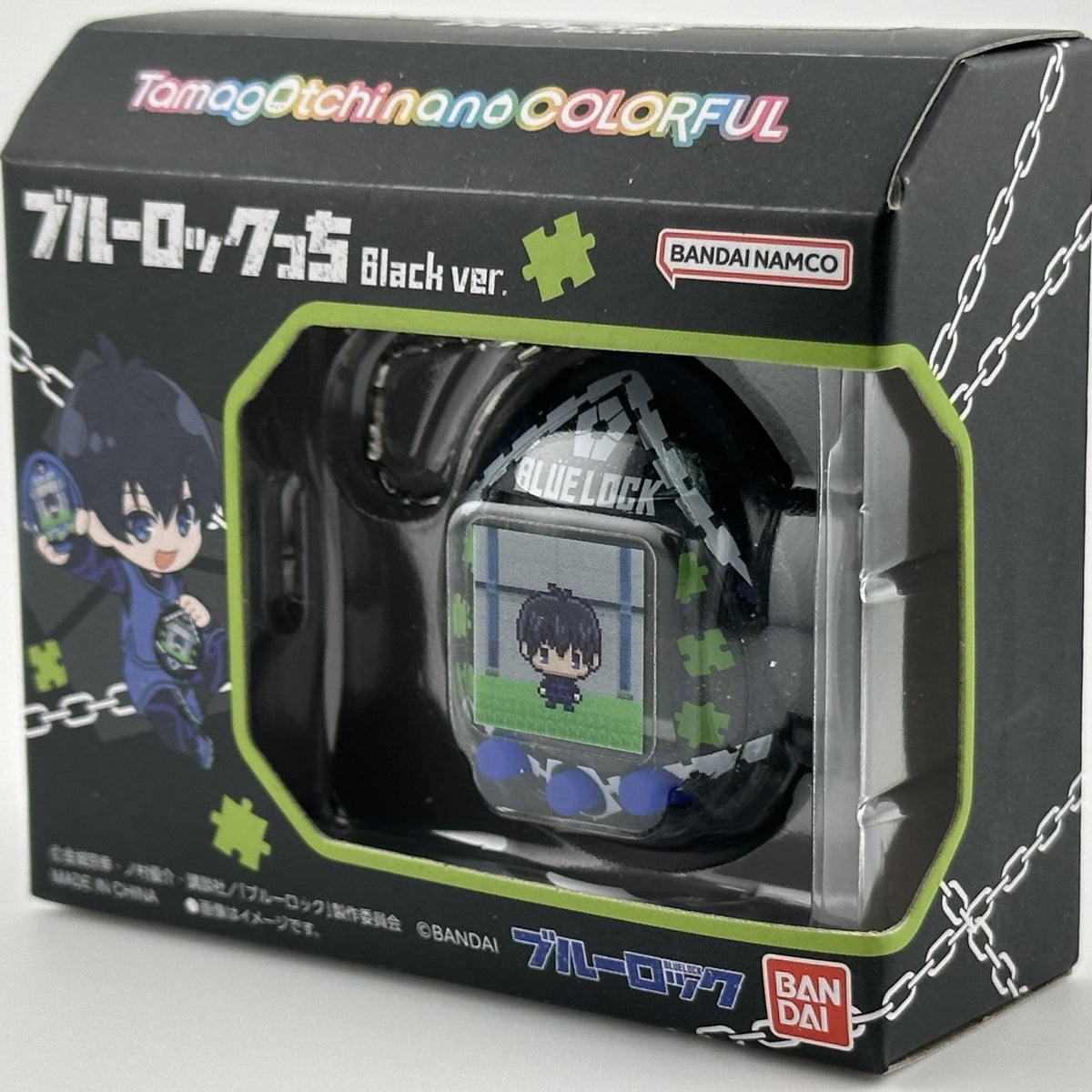 Tamagotchi x Blue Lock Virtual Pet (Black Version) - BASCO GAMES
