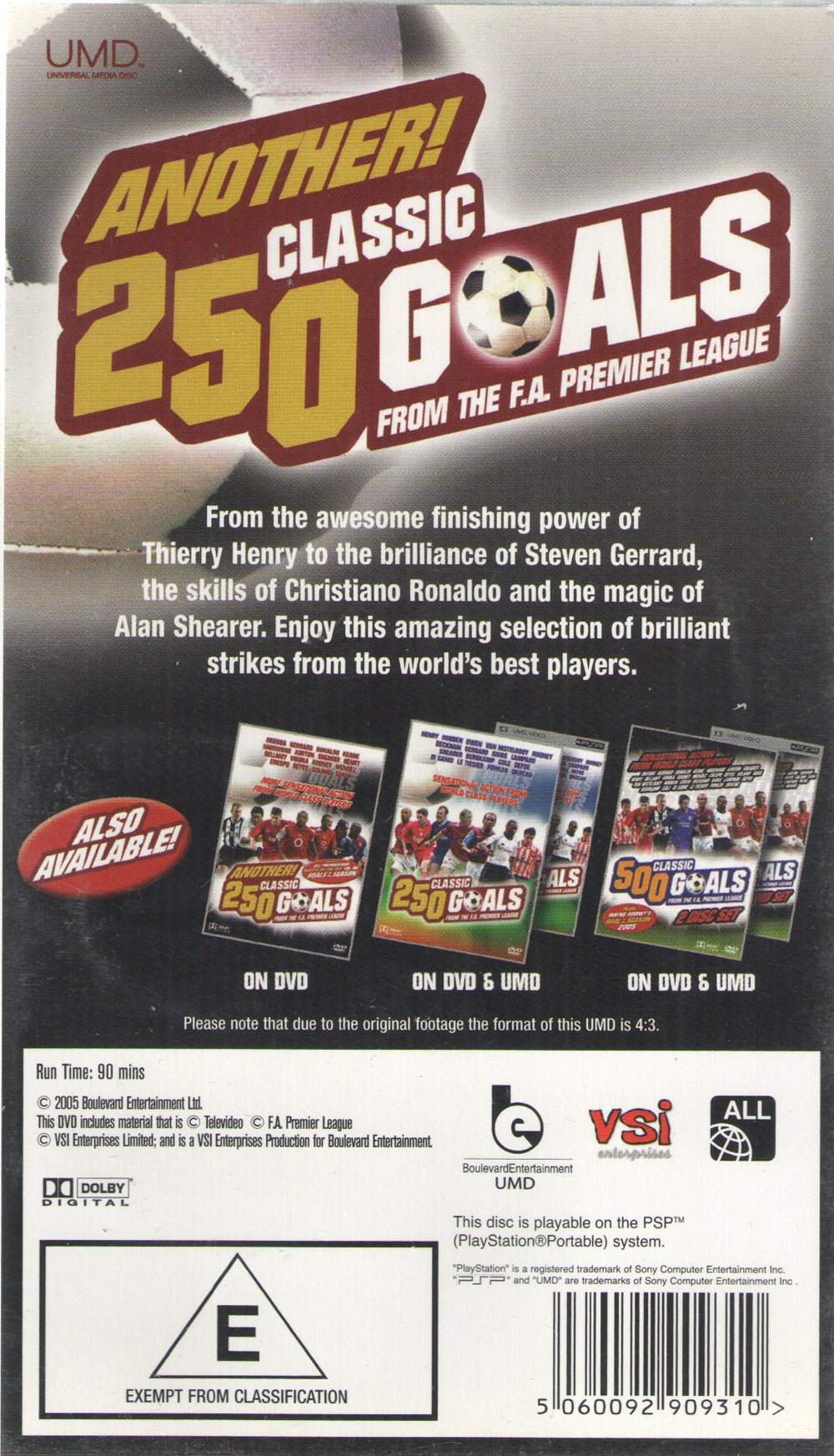 Another 250 Classic Goals (UMD) - BASCO GAMES
