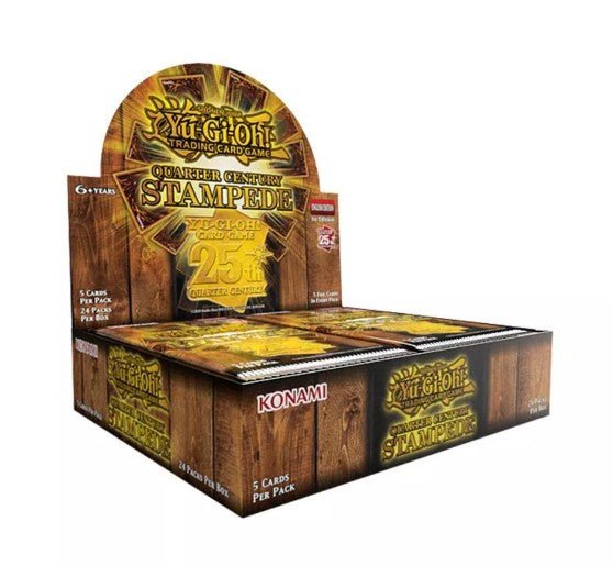 Yu-Gi-Oh! Trading Card Game: Quarter Century Stampede Booster Box - BASCO GAMES