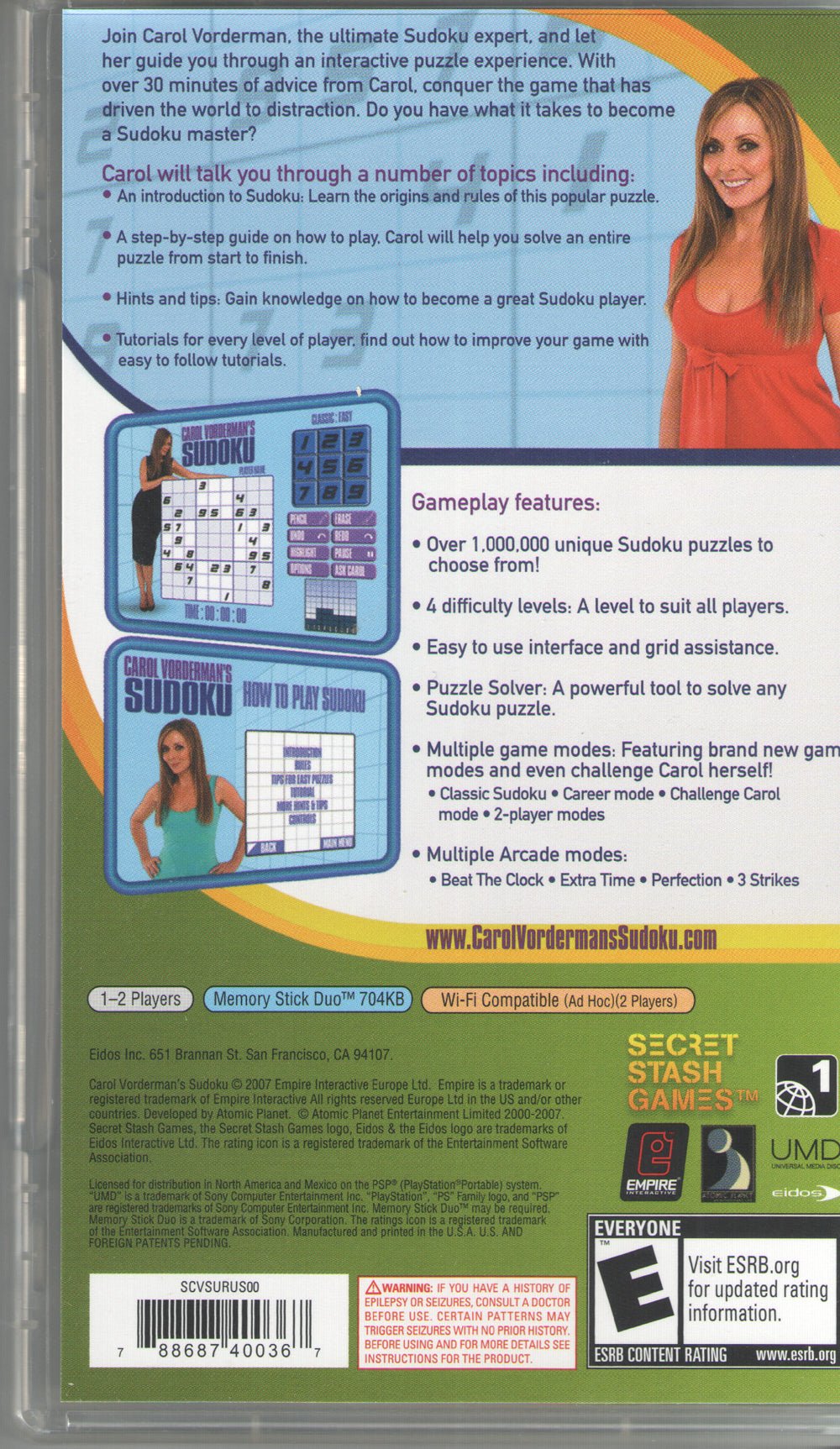 Carol Vorderman's Sudoku - BASCO GAMES