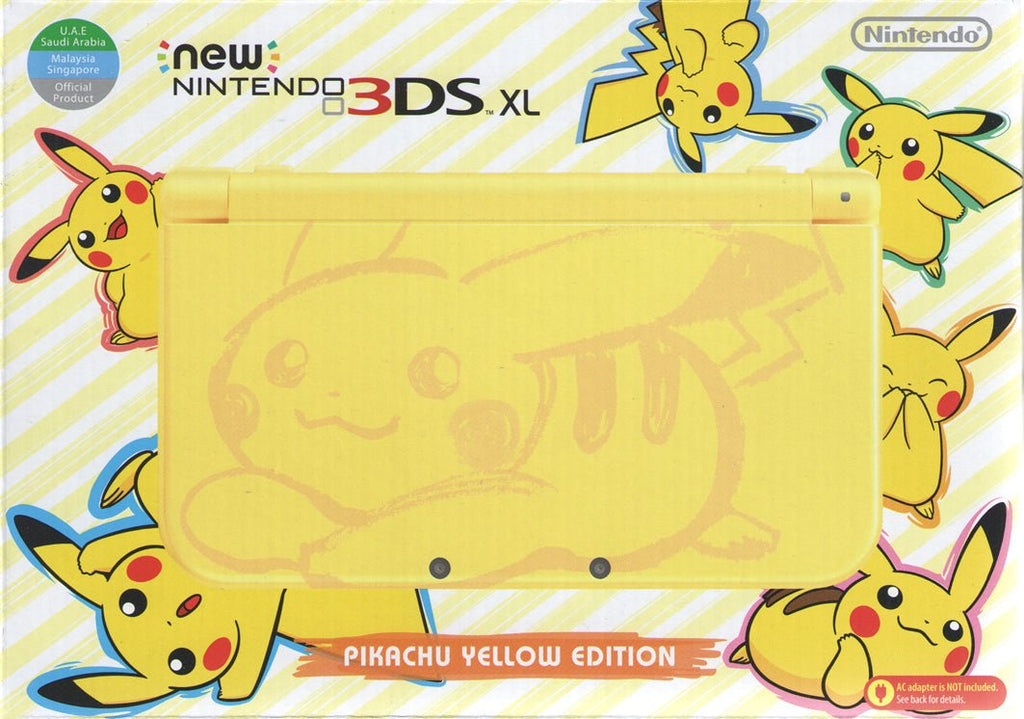 New Nintendo 3DS™ XL Console - Pikachu Yellow Edition - BASCO GAMES