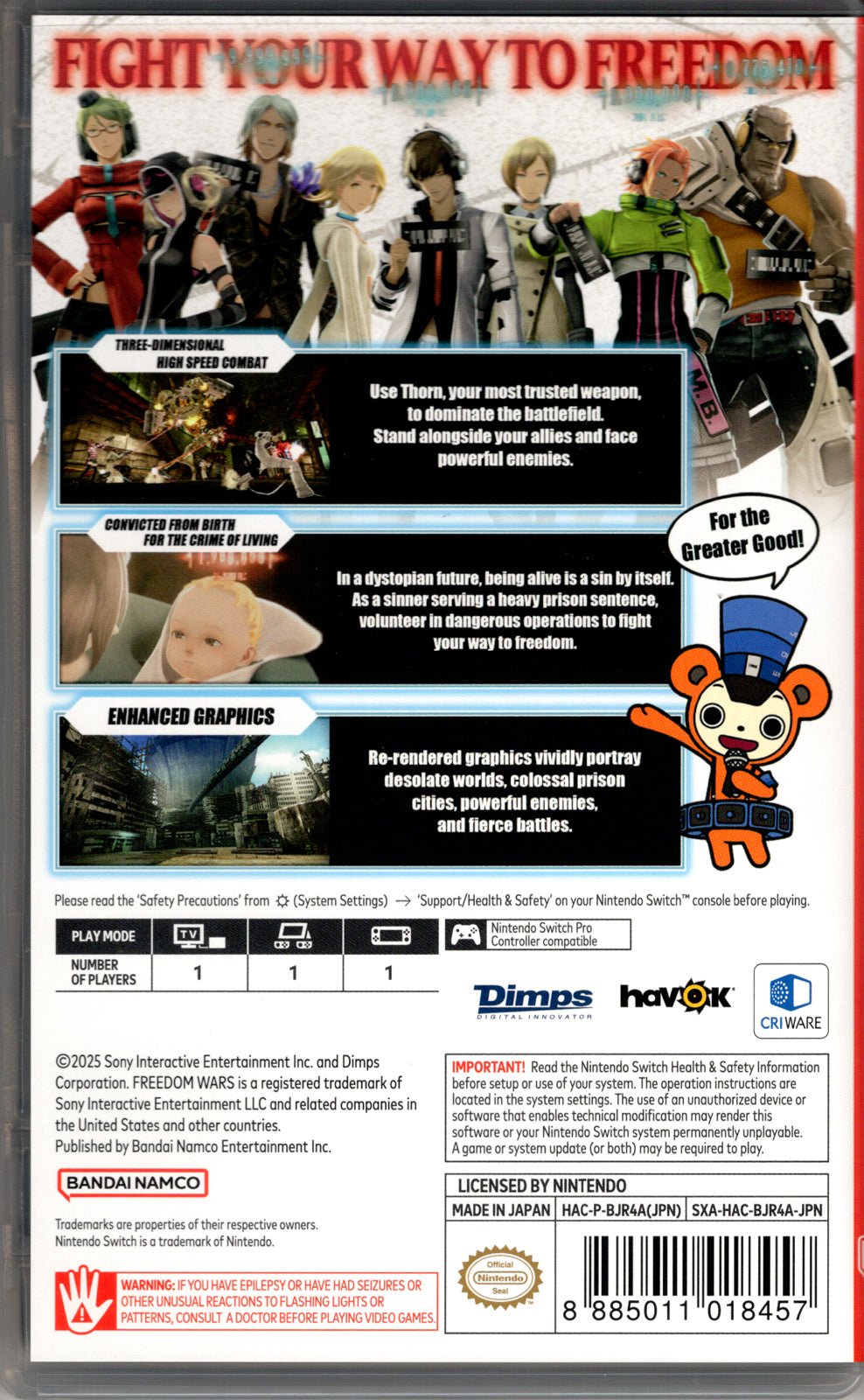 Freedom Wars Remastered - BASCO GAMES