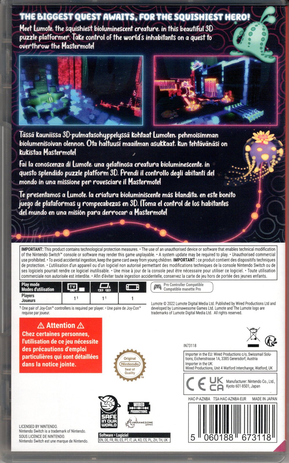 Lumote: The Mastermote Chronicles - BASCO GAMES