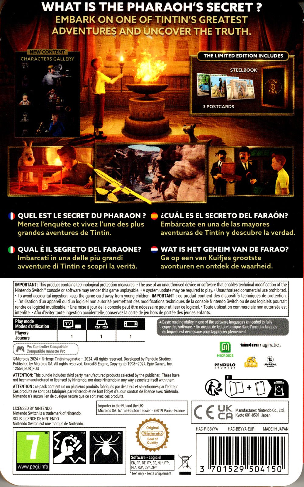 Tintin Reporter: Cigars of The Pharaoh - BASCO GAMES