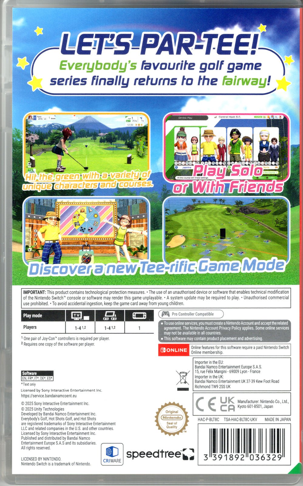 Everybody’s Golf Hot Shots - BASCO GAMES