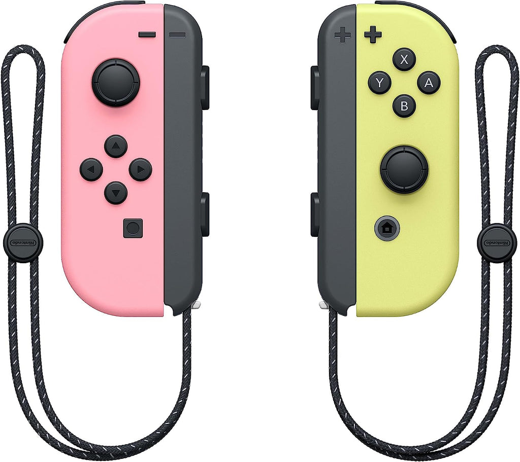 Official Joy Cons Pastel Pink / Pastel Yellow - BASCO GAMES