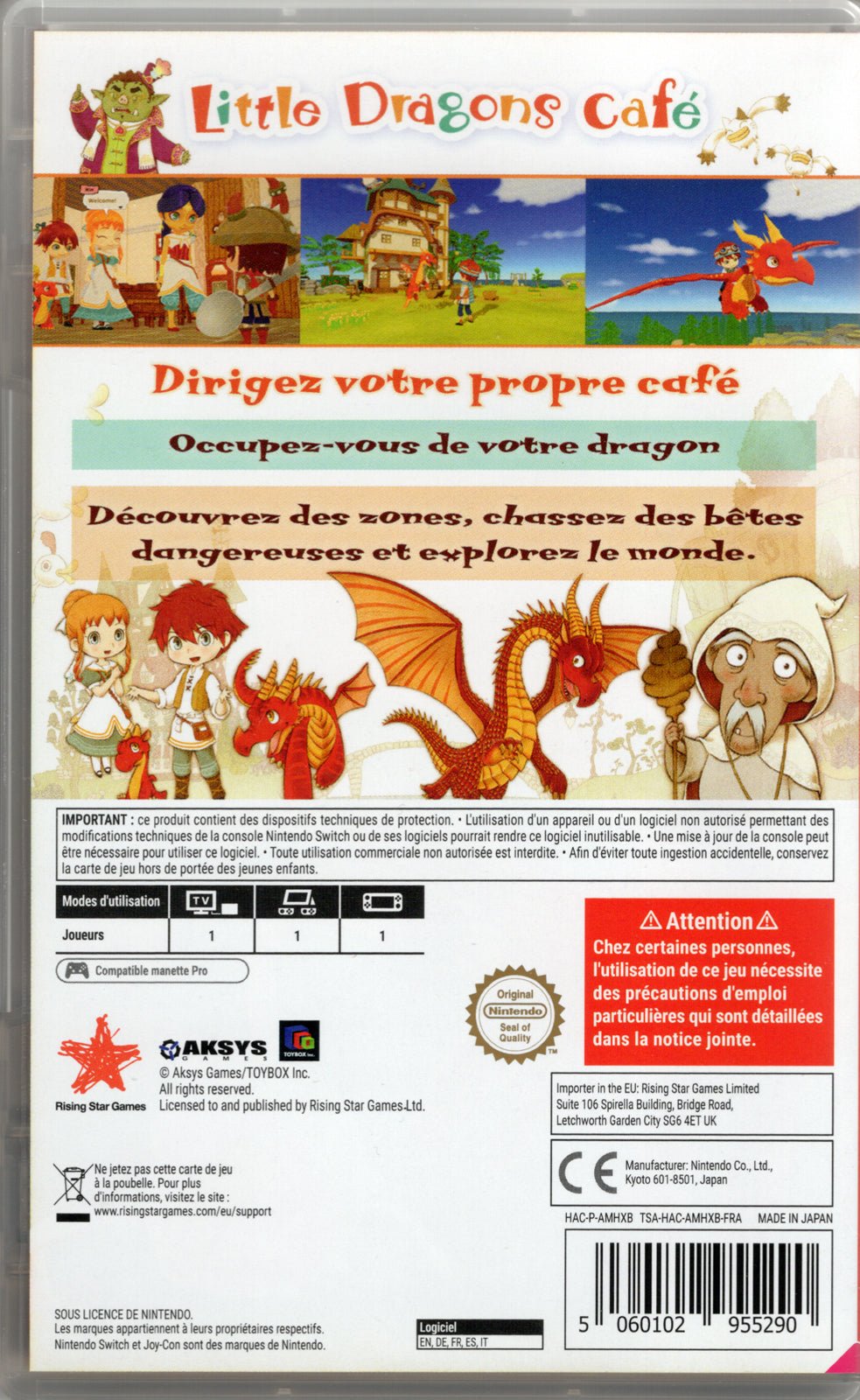 Little Dragons Cafe - BASCO GAMES