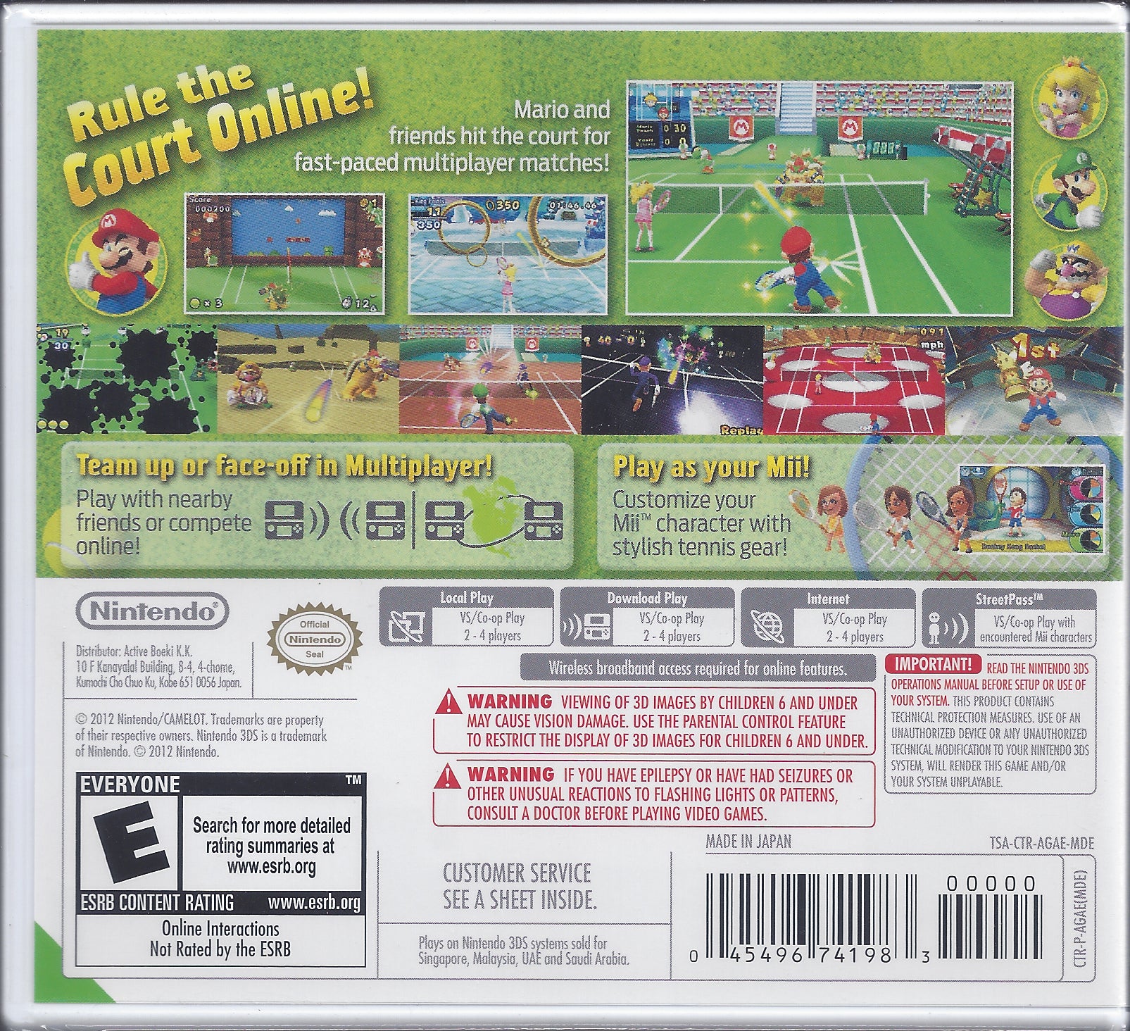 Mario Tennis Open - BASCO GAMES