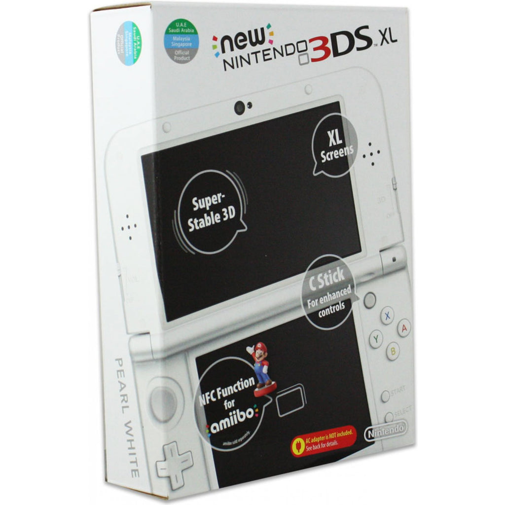 New Nintendo 3DS™ XL Console - Pearl White - BASCO GAMES