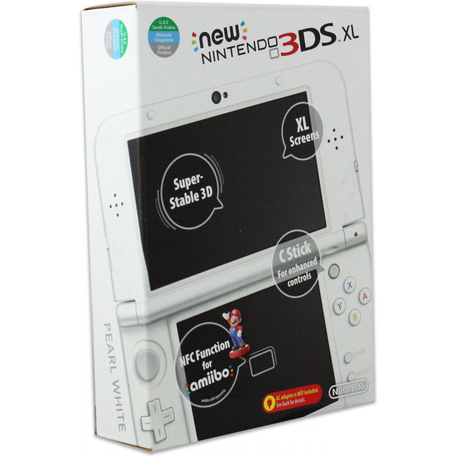 New Nintendo 3DS™ XL Console - Pearl White - BASCO GAMES