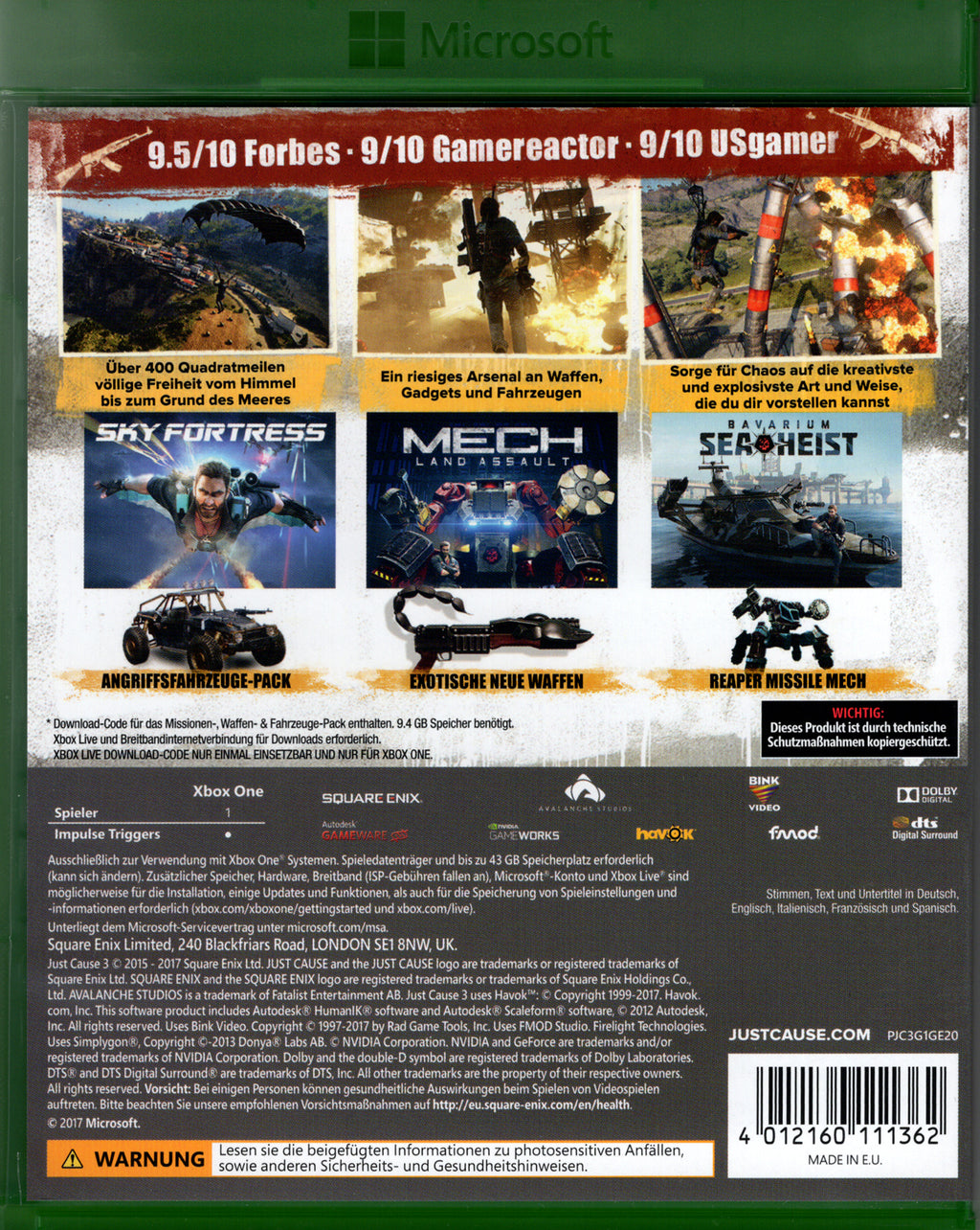 Just Cause 3 Gold Edition
