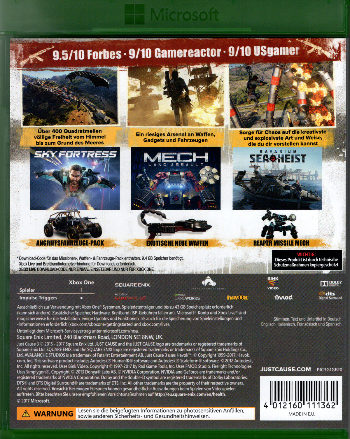 Just Cause 3 Gold Edition
