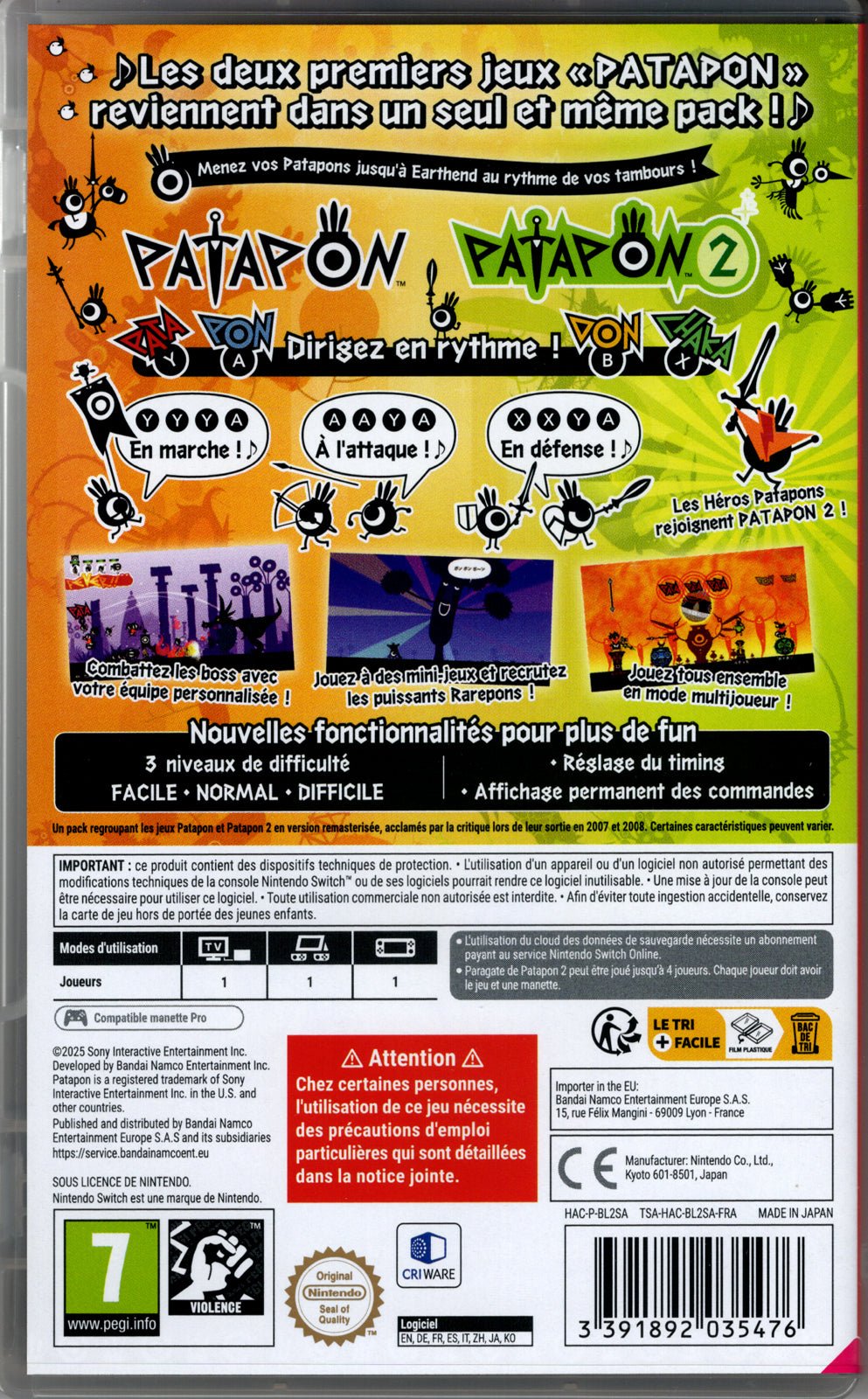 Patapon 1 + 2 Replay - BASCO GAMES