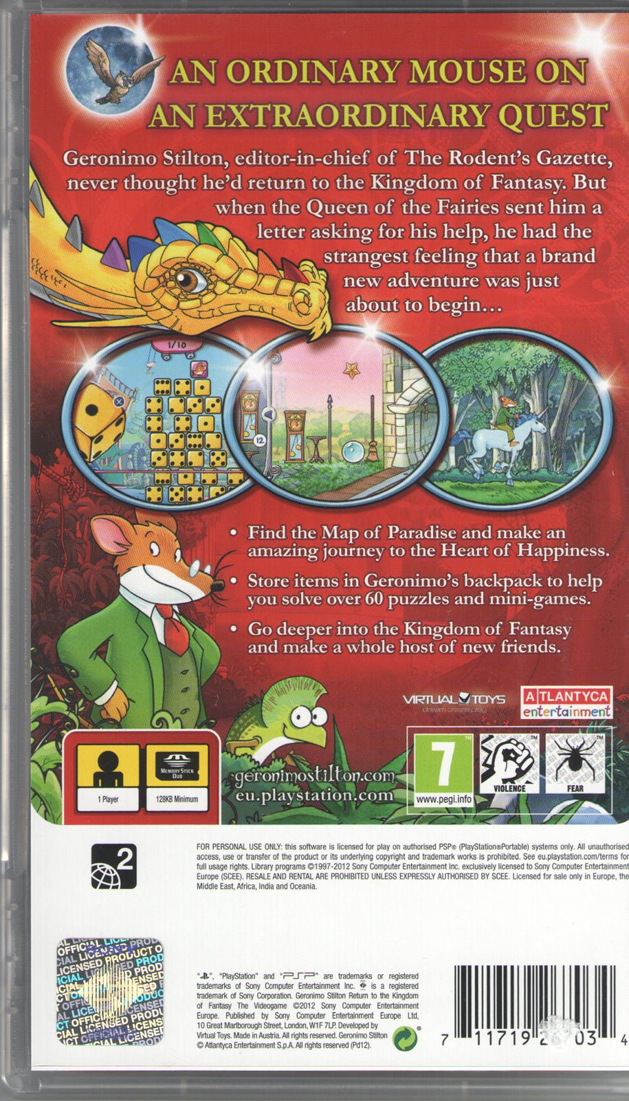 Geronimo Stilton - Return to the Kingdom of Fantasy - BASCO GAMES