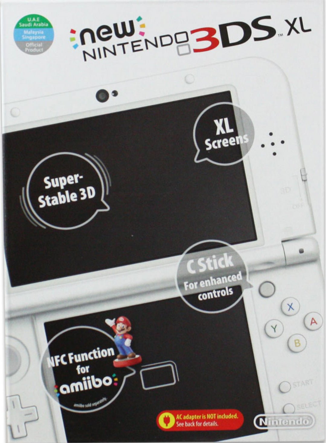New Nintendo 3DS™ XL Console - Pearl White - BASCO GAMES