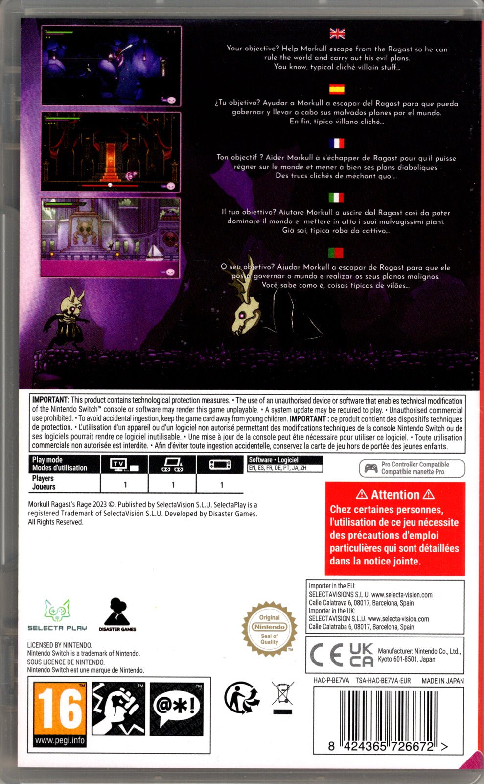 Morkull Ragast’s Rage - BASCO GAMES