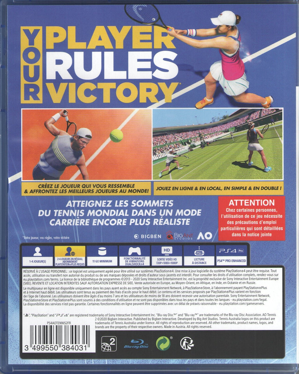 AO Tennis 2 - BASCO GAMES