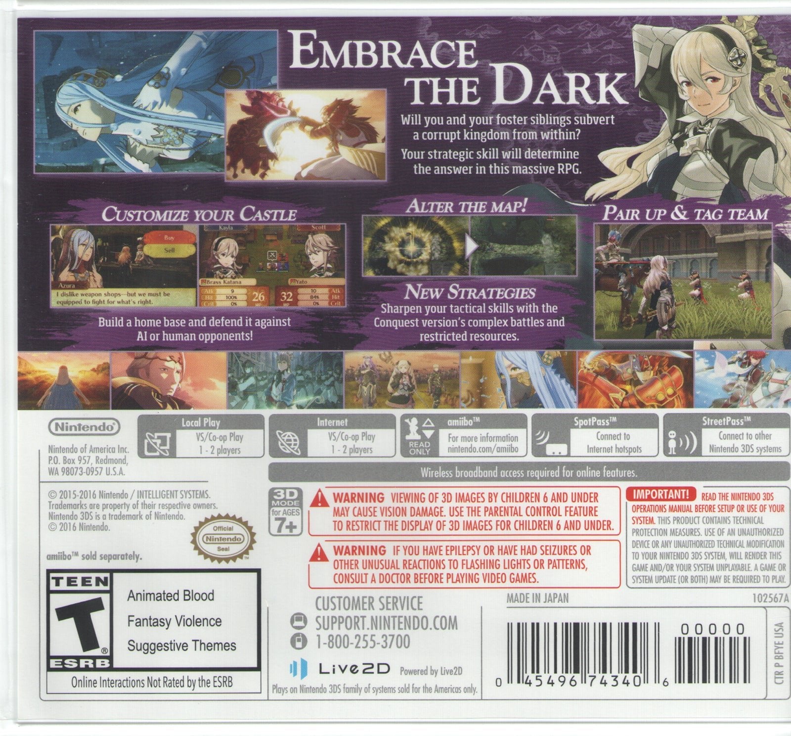 Fire Emblem Fates: Conquest - BASCO GAMES