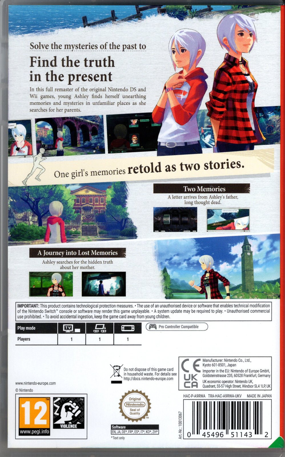 Another Code: Recollection - BASCO GAMES