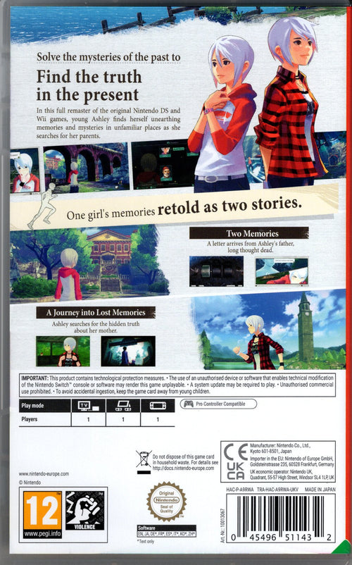 Another Code: Recollection - BASCO GAMES